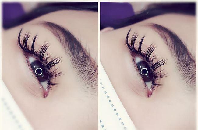 Nối mi mắt ướt nối mi tự nhiên - nối mi mắt ướt tự nhiên